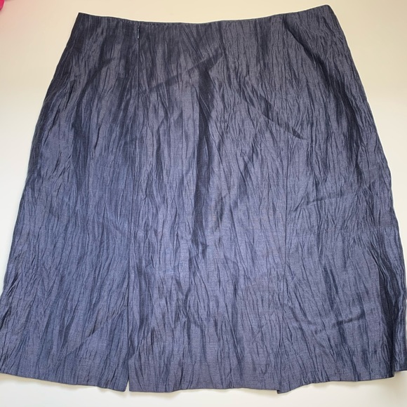 Navy Blue Louben Skirt Size 14 - Picture 5 of 6